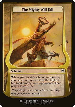 The Mighty Will Fall (Archenemy: Nicol Bolas) [Archenemy: Nicol Bolas Schemes] | Exor Games Summserside