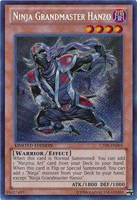 Ninja Grandmaster Hanzo [CT09-EN003] Secret Rare | Exor Games Summserside