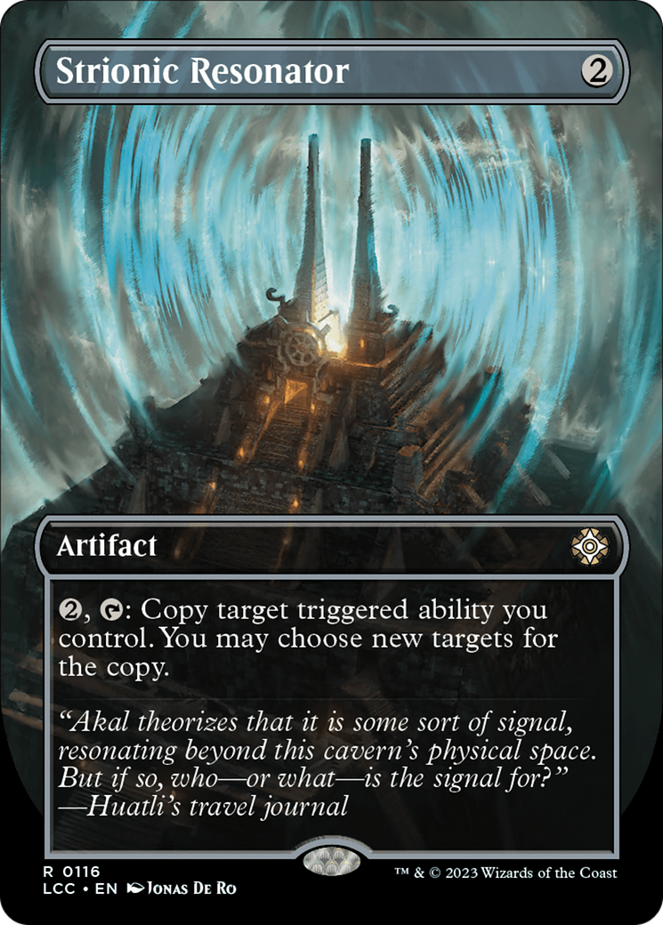 Strionic Resonator (Borderless) [The Lost Caverns of Ixalan Commander] | Exor Games Summserside