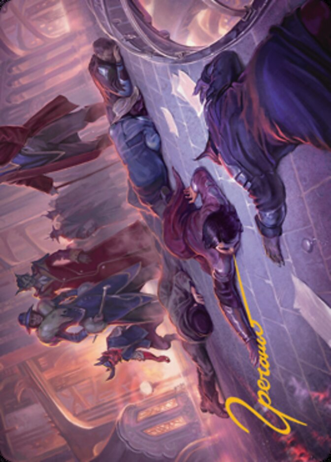 Make an Example Art Card (Gold-Stamped Signature) [Streets of New Capenna Art Series] | Exor Games Summserside
