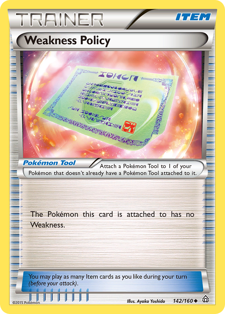 Weakness Policy (142/160) [XY: Primal Clash] | Exor Games Summserside