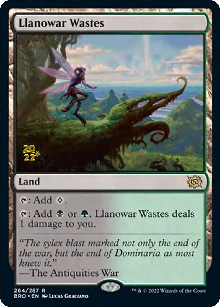 Llanowar Wastes [The Brothers' War: Prerelease Promos] | Exor Games Summserside