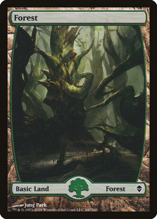 Forest (247) - Full Art [Zendikar] | Exor Games Summserside