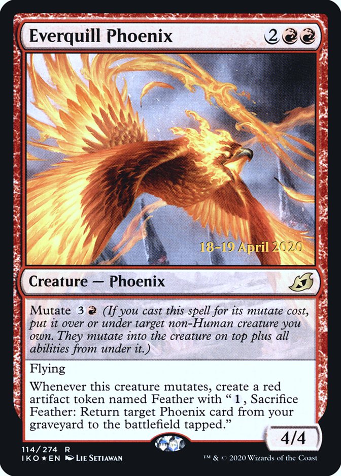 Everquill Phoenix  [Ikoria: Lair of Behemoths Prerelease Promos] | Exor Games Summserside