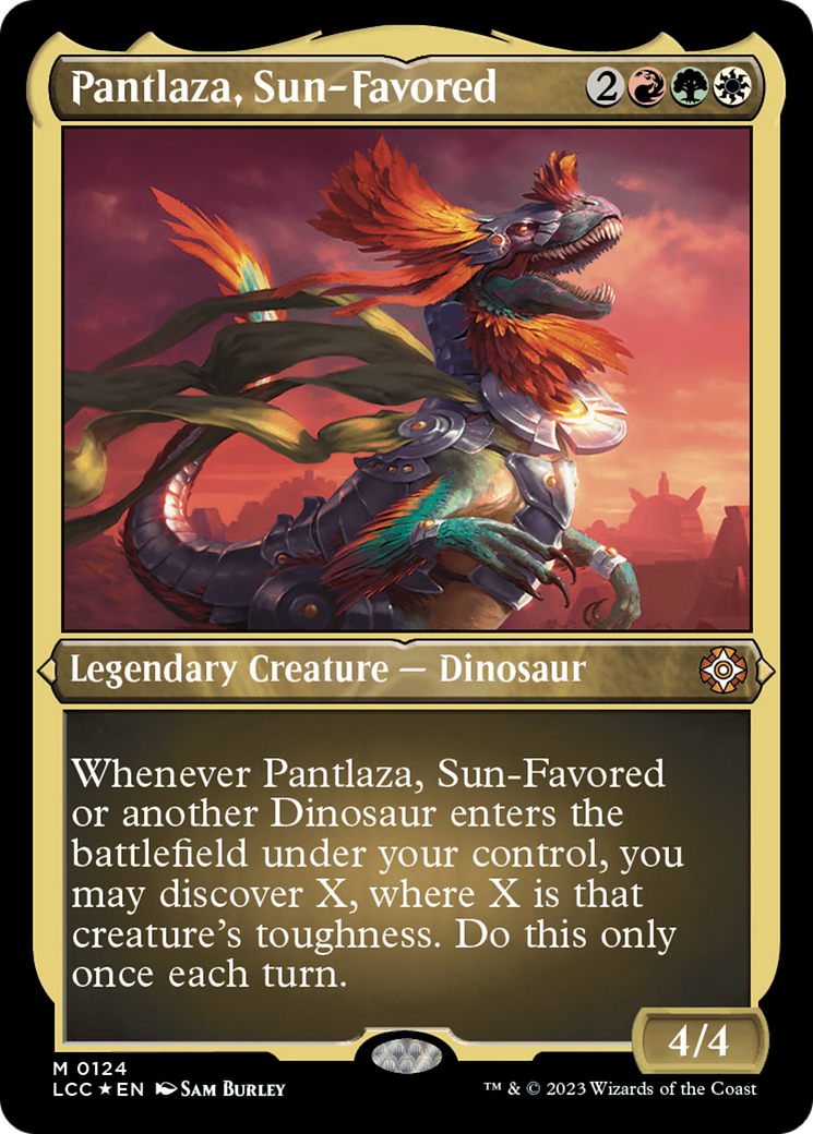 Pantlaza, Sun-Favored (Display Commander) [The Lost Caverns of Ixalan Commander] | Exor Games Summserside