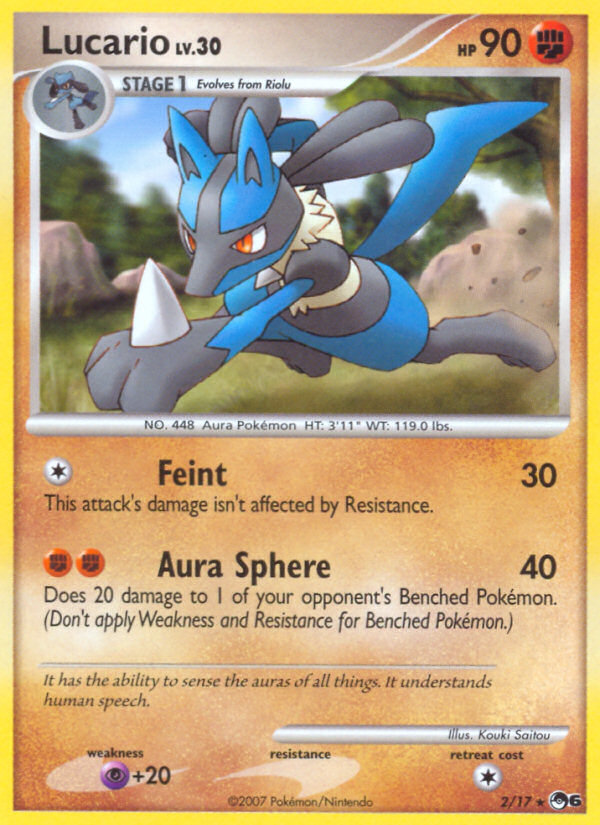 Lucario (2/17) [POP Series 6] | Exor Games Summserside