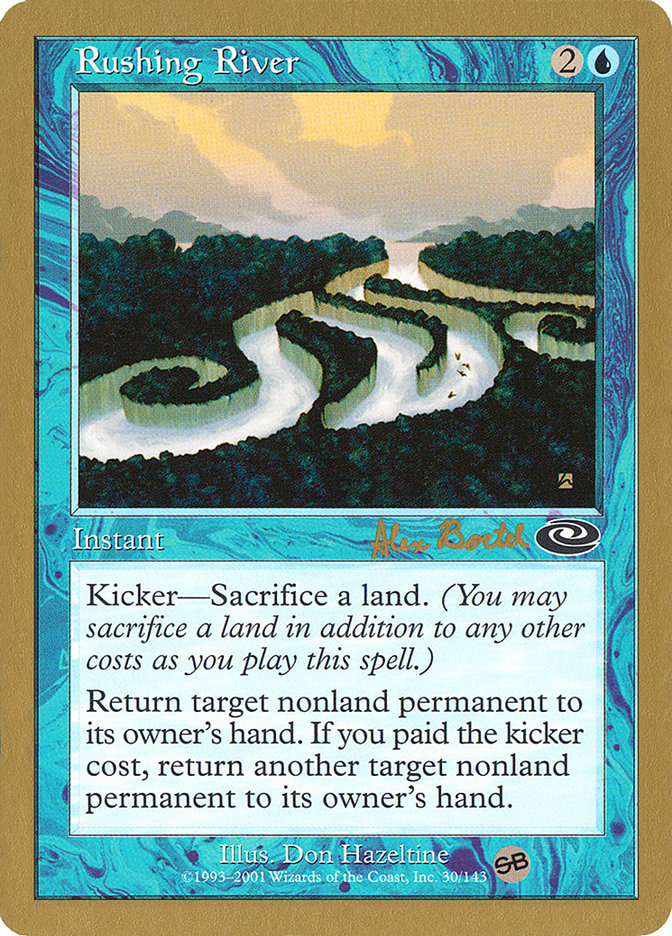 Rushing River (Alex Borteh) (SB) [World Championship Decks 2001] | Exor Games Summserside