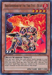 Brotherhood of the Fire Fist - Bear [CBLZ-EN024] Ultra Rare | Exor Games Summserside