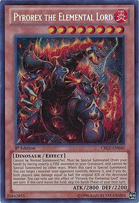 Pyrorex the Elemental Lord [CBLZ-EN040] Secret Rare | Exor Games Summserside