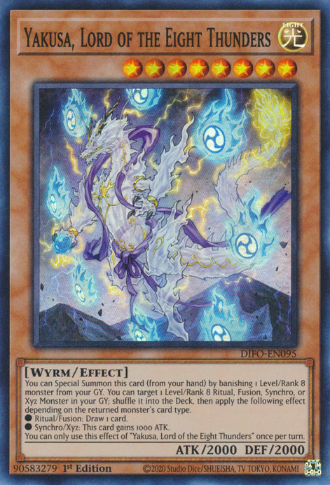 Yakusa, Lord of the Eight Thunders [DIFO-EN095] Super Rare | Exor Games Summserside