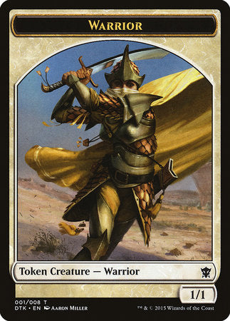 Warrior Token [Dragons of Tarkir Tokens] | Exor Games Summserside