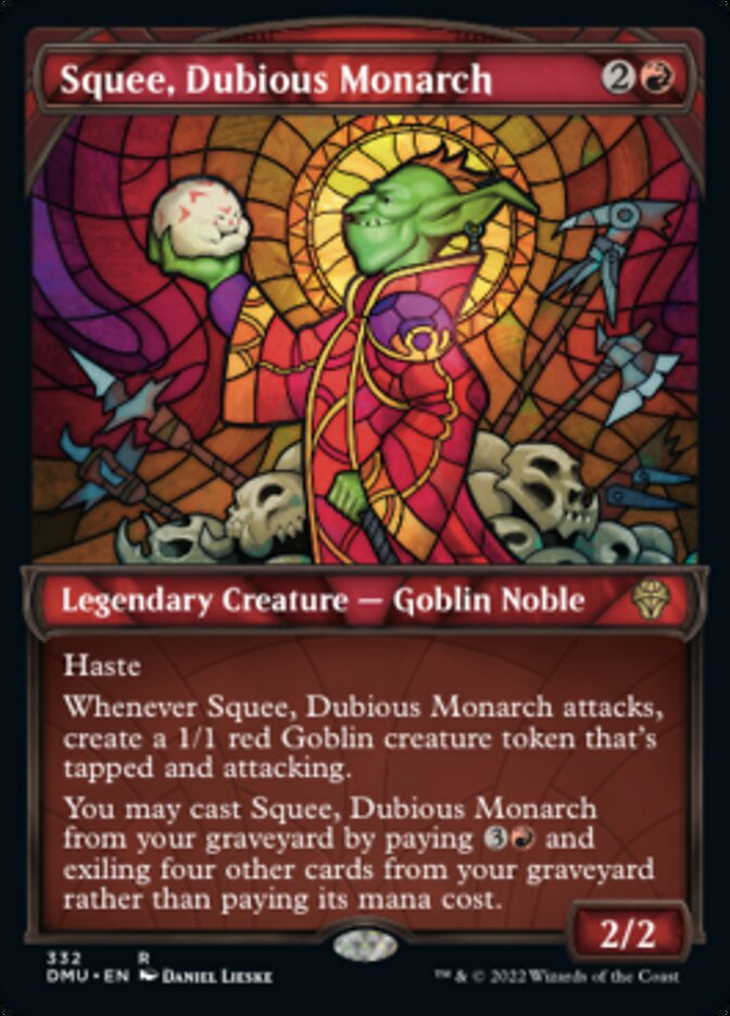 Squee, Dubious Monarch (Showcase Textured) [Dominaria United] | Exor Games Summserside