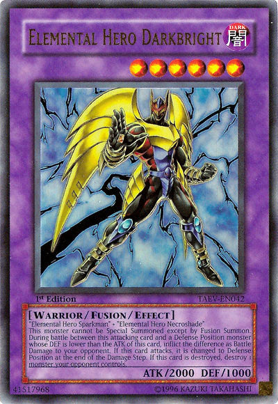 Elemental Hero Darkbright [TAEV-EN042] Ultra Rare | Exor Games Summserside