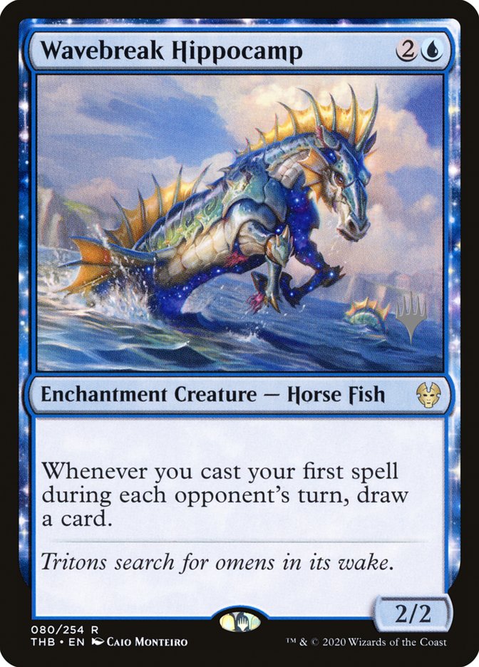 Wavebreak Hippocamp (Promo Pack) [Theros Beyond Death Promos] | Exor Games Summserside