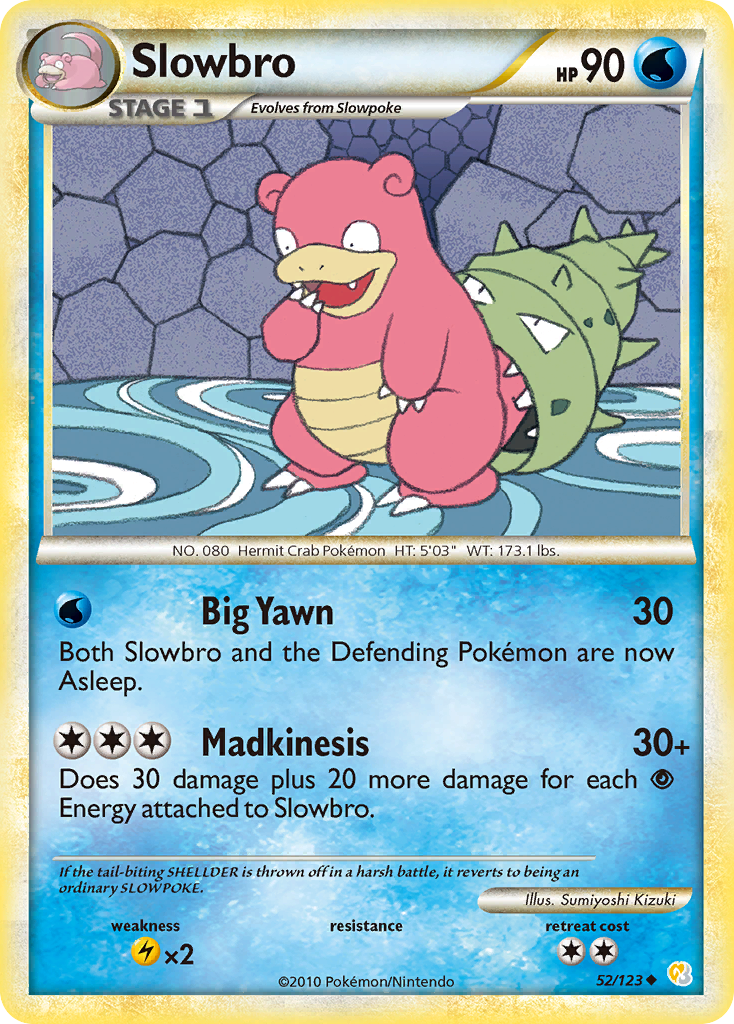 Slowbro (52/123) [HeartGold & SoulSilver: Base Set] | Exor Games Summserside