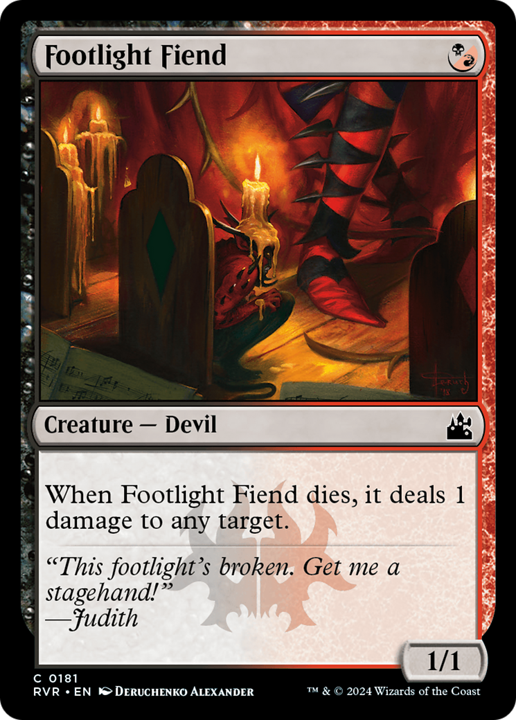 Footlight Fiend [Ravnica Remastered] | Exor Games Summserside