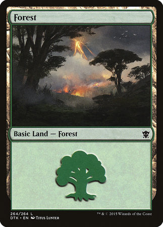 Forest (264) [Dragons of Tarkir] | Exor Games Summserside