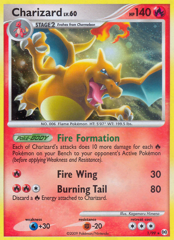 Charizard (1/99) [Platinum: Arceus] | Exor Games Summserside