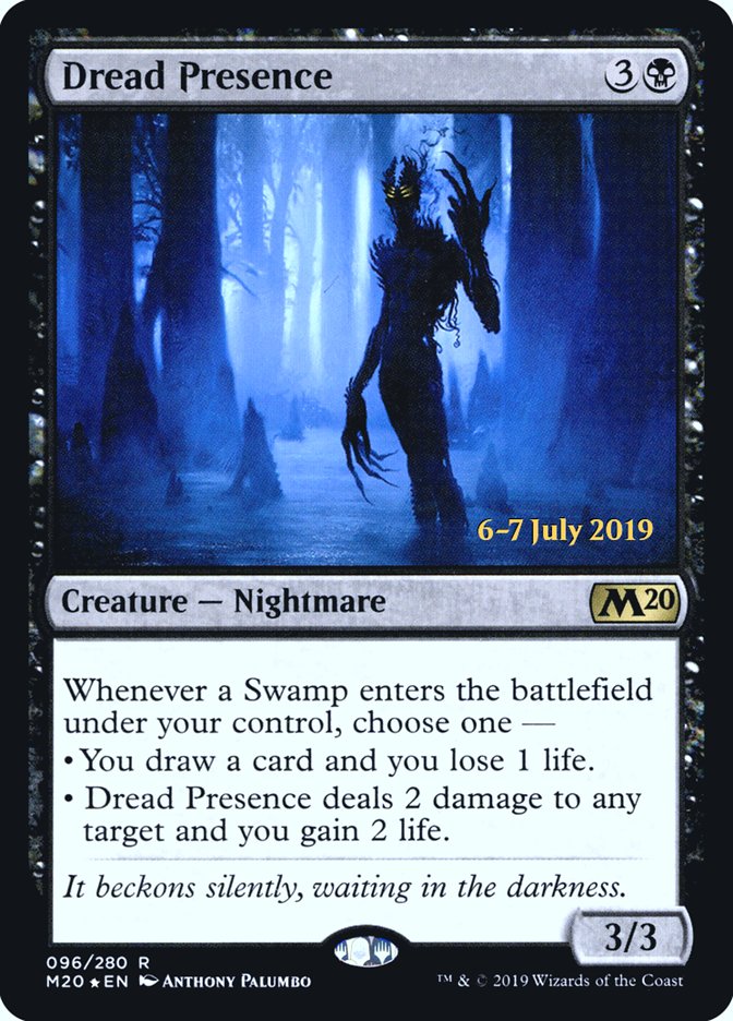 Dread Presence  [Core Set 2020 Prerelease Promos] | Exor Games Summserside