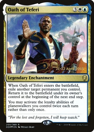 Oath of Teferi [Dominaria Promos] | Exor Games Summserside