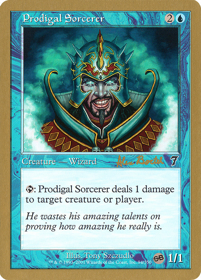 Prodigal Sorcerer (Alex Borteh) (SB) [World Championship Decks 2001] | Exor Games Summserside