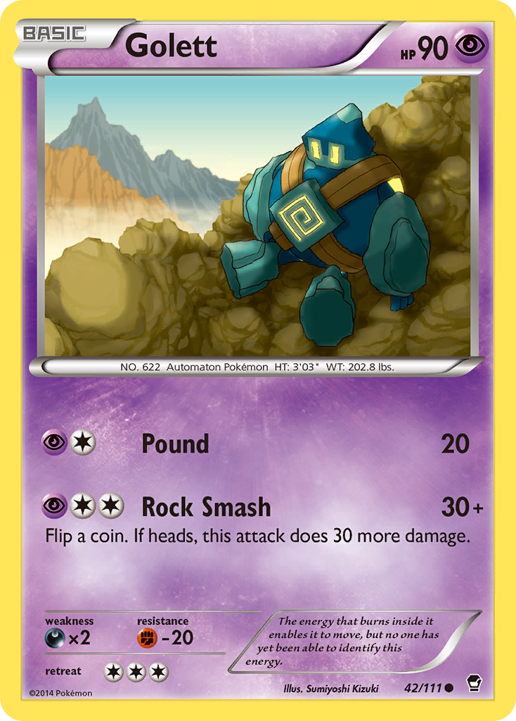 Golett (42/111) [XY: Furious Fists] | Exor Games Summserside