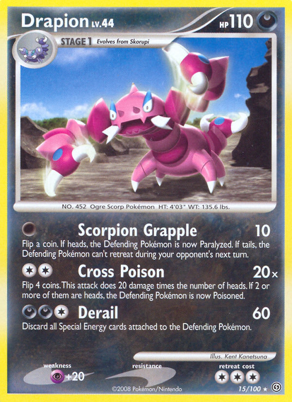 Drapion (15/100) [Diamond & Pearl: Stormfront] | Exor Games Summserside