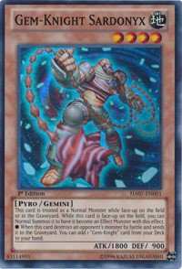 Gem-Knight Sardonyx [HA07-EN001] Super Rare | Exor Games Summserside