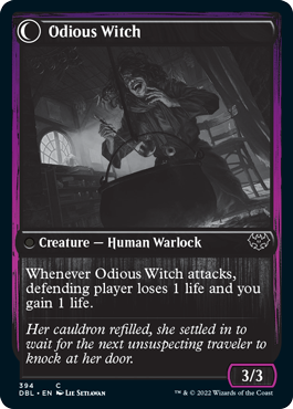 Ragged Recluse // Odious Witch [Innistrad: Double Feature] | Exor Games Summserside