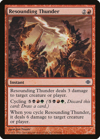 Resounding Thunder [Shards of Alara] | Exor Games Summserside