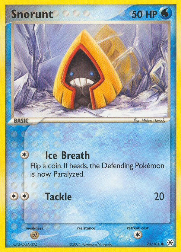 Snorunt (73/101) [EX: Hidden Legends] | Exor Games Summserside