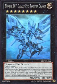 Number 107: Galaxy-Eyes Tachyon Dragon [LTGY-EN044] Ghost Rare | Exor Games Summserside