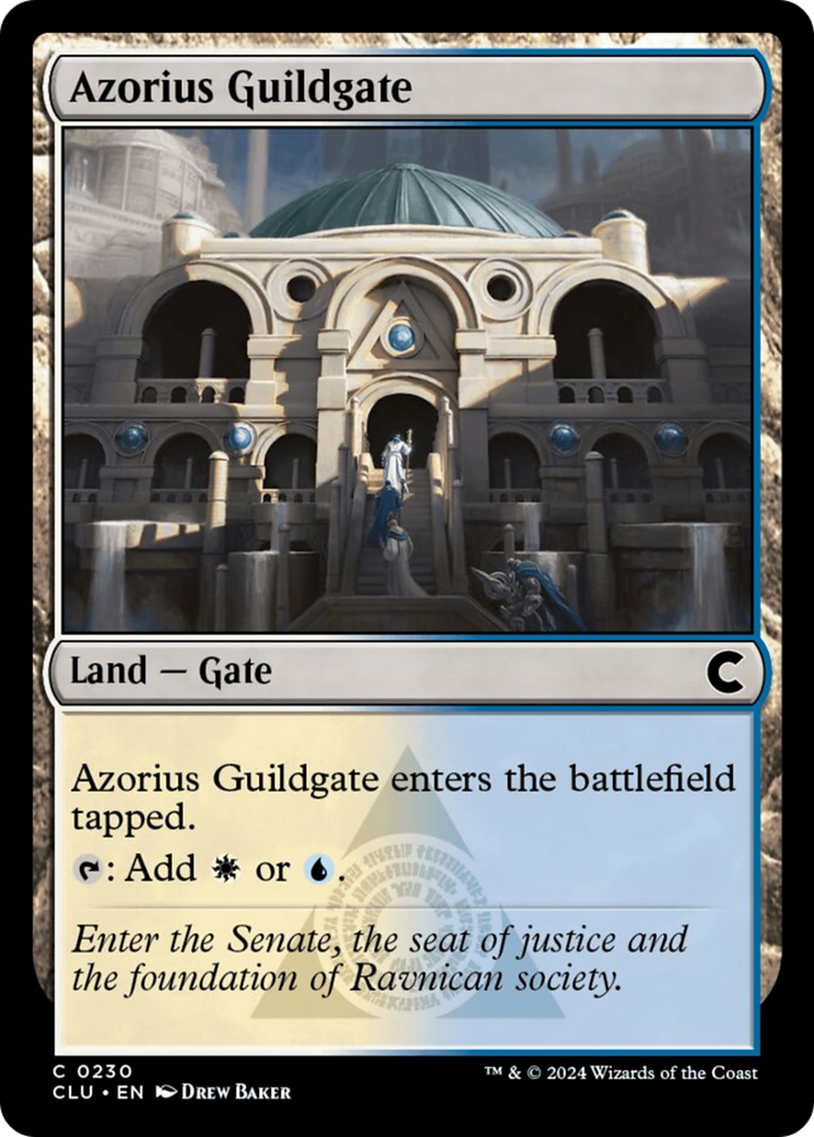 Azorius Guildgate [Ravnica: Clue Edition] | Exor Games Summserside