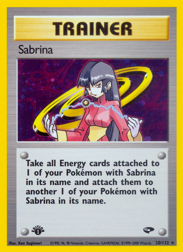 Sabrina (20/132) [Gym Challenge 1st Edition] | Exor Games Summserside