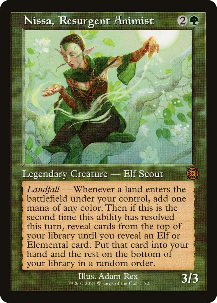 Nissa, Resurgent Animist (Retro) [March of the Machine: The Aftermath] | Exor Games Summserside