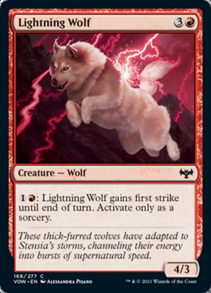 Lightning Wolf [Innistrad: Crimson Vow] | Exor Games Summserside