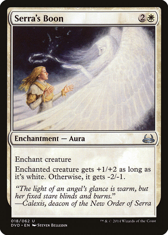 Serra's Boon (Divine vs. Demonic) [Duel Decks Anthology] | Exor Games Summserside