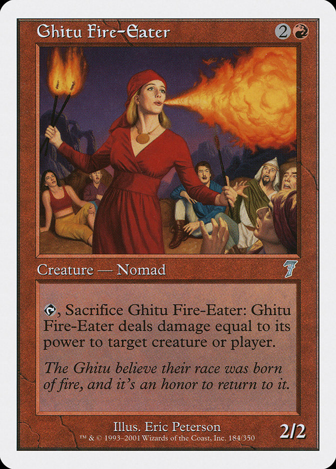 Ghitu Fire-Eater [Seventh Edition] | Exor Games Summserside