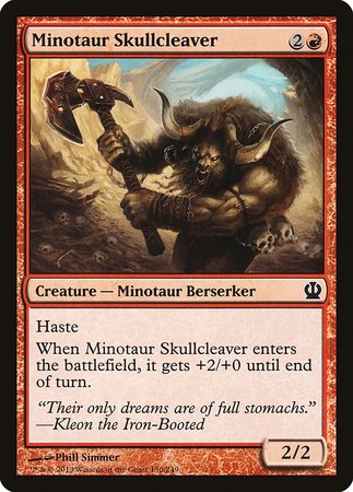 Minotaur Skullcleaver [Theros] | Exor Games Summserside
