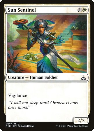 Sun Sentinel [Rivals of Ixalan] | Exor Games Summserside