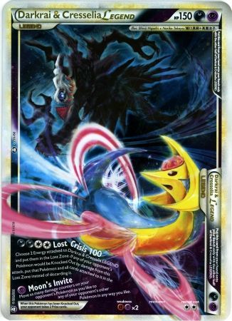 Darkrai & Cresselia LEGEND (99/102) (Jumbo Card) [HeartGold & SoulSilver: Triumphant] | Exor Games Summserside