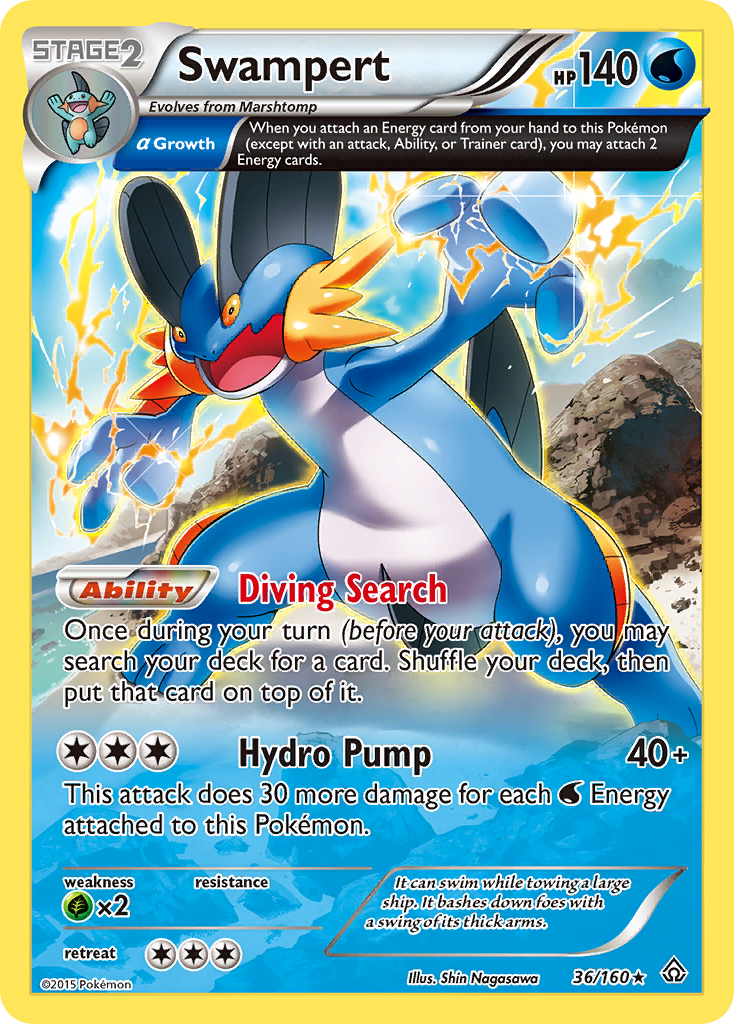 Swampert (36/160) [XY: Primal Clash] | Exor Games Summserside