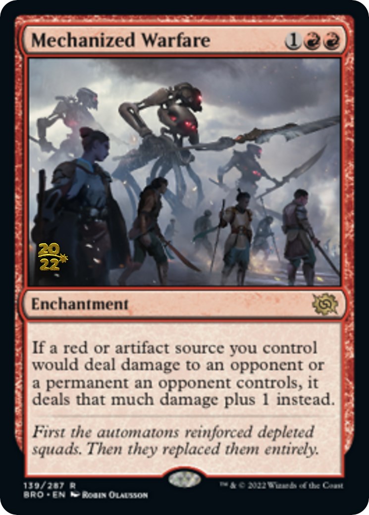 Mechanized Warfare [The Brothers' War: Prerelease Promos] | Exor Games Summserside