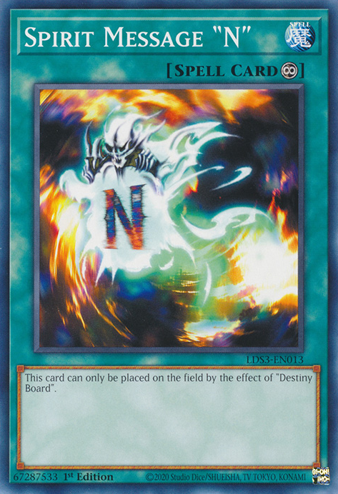 Spirit Message N [LDS3-EN013] Common | Exor Games Summserside