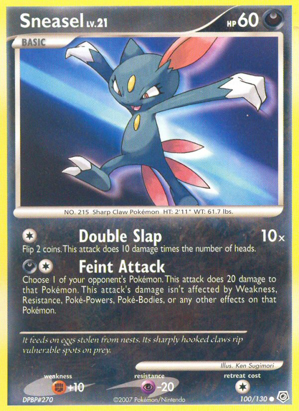 Sneasel (100/130) [Diamond & Pearl: Base Set] | Exor Games Summserside