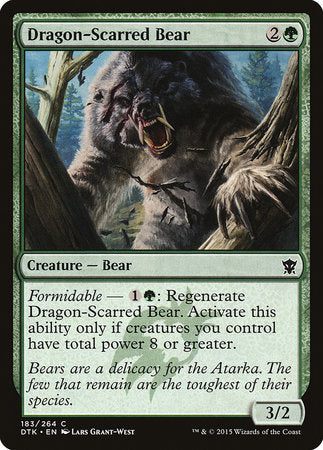 Dragon-Scarred Bear [Dragons of Tarkir] | Exor Games Summserside