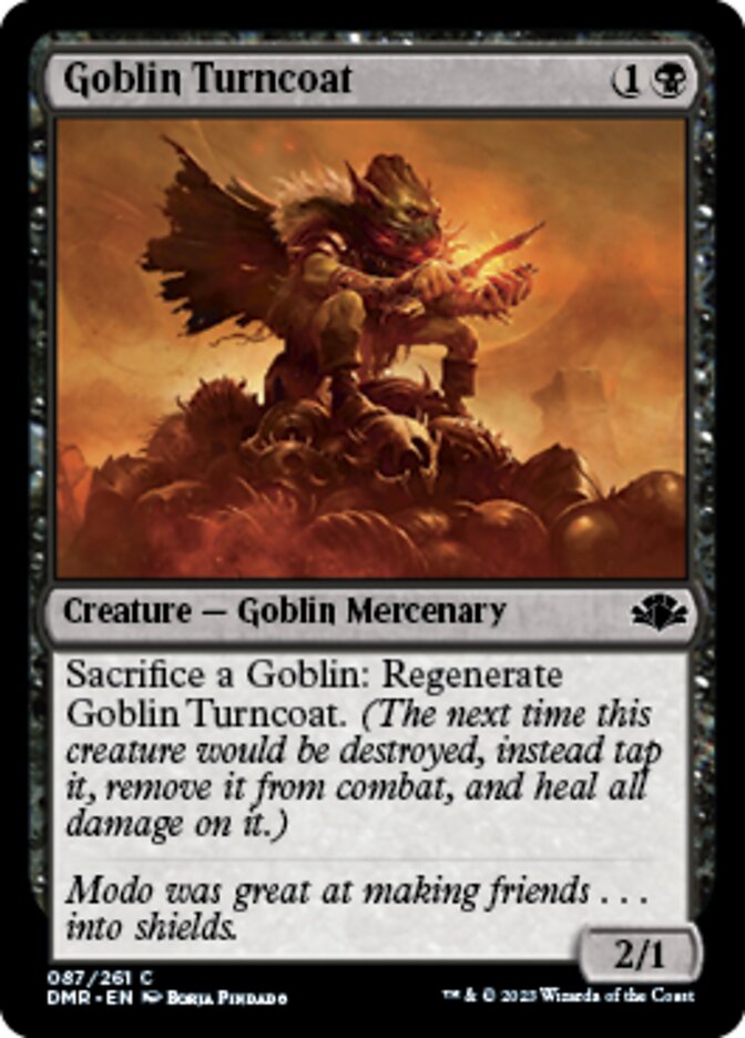 Goblin Turncoat [Dominaria Remastered] | Exor Games Summserside