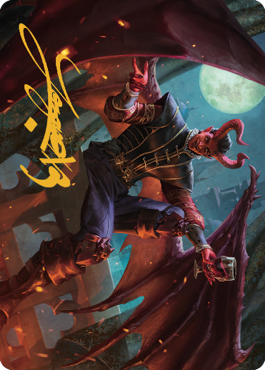 Raphael, Fiendish Savior Art Card (40) (Gold-Stamped Signature) [Commander Legends: Battle for Baldur's Gate Art Series] | Exor Games Summserside