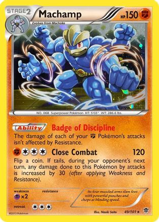 Machamp (49/101) (Cosmos Holo) [Black & White: Plasma Blast] | Exor Games Summserside