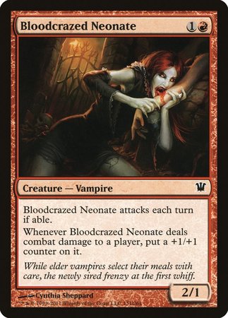 Bloodcrazed Neonate [Innistrad] | Exor Games Summserside